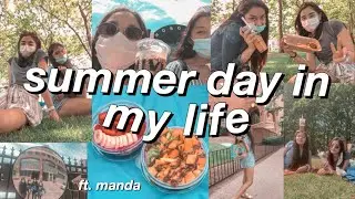 summer day in my life! | grwm | meeting friends | getting cap + gown for graduation!! |
