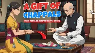 A Gift of Chappals | Class 7 English Chapter 2 ( Animation ) in Hindi