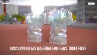 Threejs Dissolve Glass Material