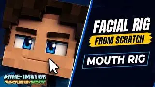 How to Make Minecraft Mouth Rig from Scratch in Mine-imator | Facial Rig Part 2