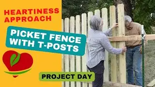 How we Built a Picket Fence with T-Posts