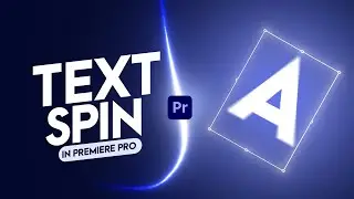 How To Create TEXT SPIN Animation In Premiere Pro || Premiere Pro Tutorial ||Premiere Pro Shorts