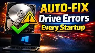 How to schedule CHKDSK to run periodically to check file systems error and fix them automatically