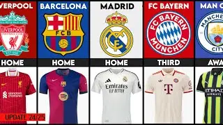 UPDATE!!! LEAKED BEST JERSEY 2024-2025 FROM FAMOUS EUROPEAN CLUBS