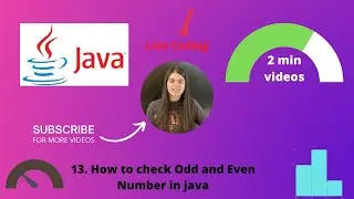 Java Tutorial |13. How to check Odd and Even Number in java |number is even or odd program solution