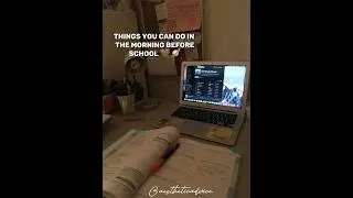 things you can do in the morning before school 🤎💌 #aesthetic #viral