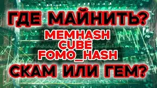ГДЕ МАЙНИТЬ MEMHASH CUBE FOMOHASH? МНЕНИЕ О НОВОМ ТРЕНДЕ В ТЕЛЕГРАМЕ