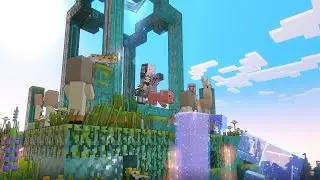 Minecraft Legends primeira gameplay pt-BR