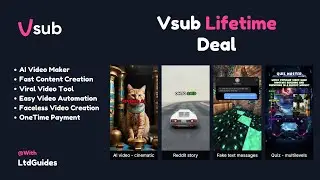 Vsub AI Review; Lifetime Deal [2025] - Create faceless videos in seconds with AI