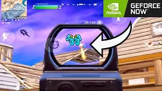Arena Fortnite Mobile on GeForce Now is CRAZY!