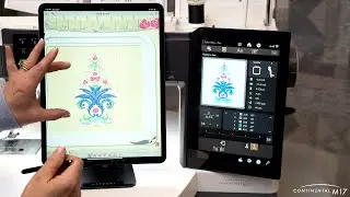 Introduction to Janome Embroidery Link App for the Continental M17