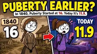 In 1840, Puberty Started at 16. Today It's 11.9.
