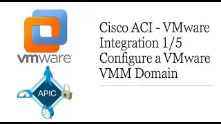 Cisco ACI - VMware Integration 1/5 | Configure a VMware VMM Domain