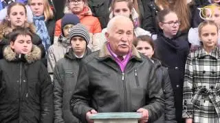 Торжественное открытие мемориального камня
