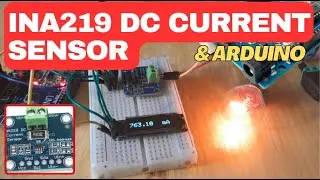 INA219 DC Current Sensor Using Visuino & Arduino