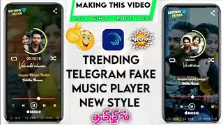 Alight Motion 4K Fake Music Player Video Making Tutorial in Tamil| Instagram Trending Video in Tamil