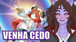 Pegando e upando a Nilou no Genshin Impact