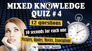 Mixed Knowledge Quiz #4 | 12 Trivia Questions With Answers