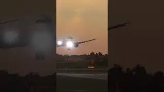 Plane spotting United B767 Cleveland landing #aviation #planespotting #boeing #msfs2020 #landing