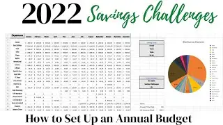 2022 SAVINGS CHALLENGES PREPPER SERIES: HOW TO SET UP AN ANNUAL BUDGET | ROCHELLE ADAMSON BUDGETS