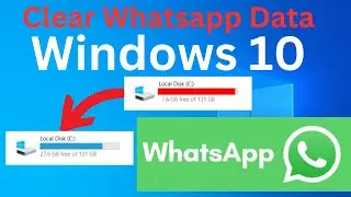 remove all data of whatsapp from pc||how to delete backup data of whatsapp||make your pc fast#fast
