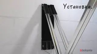 Установка настенной сушилки Brabantia WallFix – HM Store – www.hmstore.com.ua