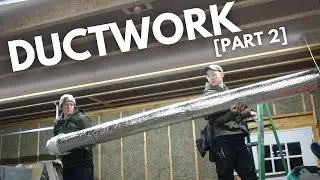 We are installing OUR OWN Ductwork for HVAC (Hardest Trade We've Ever Done)