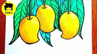Easy Drawing Subject & Composition For Beginner | Mango Drawing | Drawing Tutorial | Creative Art