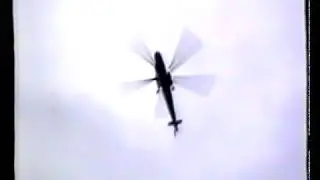 27 сентября 1995. Установка мачты для антенн базовой станции и радиорелейной связи на здании ЕМТС