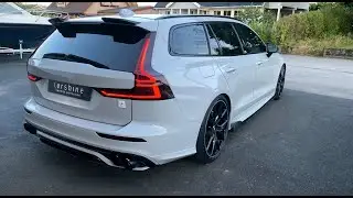Volvo V60 Stainless Steel Cutout Exhaust System.