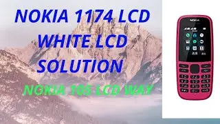 Nokia 1174 lcd white problem /nokia 105 white lcd solution