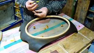 Необычная ваза из дерева