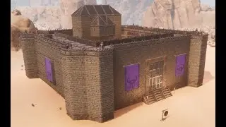 Conan Exiles - a simple base with everything you need in a pve server