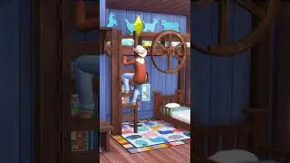 🤠 Construindo um quarto no estilo de rancho para irmãos no The Sims 4 