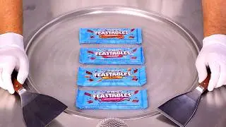 Brand New Feastables Ice Cream Rolls! 4 Crazy Flavors in a Mix - You Won't Believe! Yummy Good ASMR