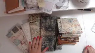 Tim Holtz Fabric Haul and Review Junk Journaling