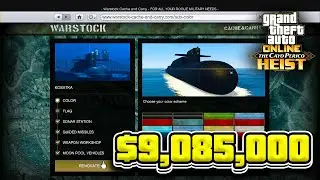 GTA 5 - Buying the New Submarine with ALL Upgrades & Exploring the New Cayo Perico Island