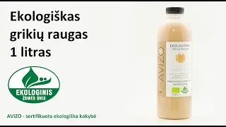 Ekologiškas grikių raugas 1 litras | AVIZO ekologiški produktai