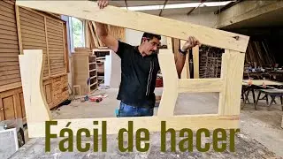 Como hacer PUERTA de TRES TABLEROS! 😃 Carpintería ebanistería!