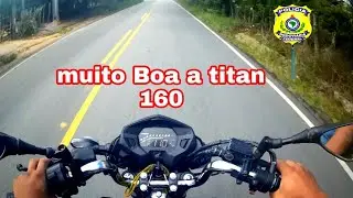 PEGUEI A BR 101 COM A TITAN 160!