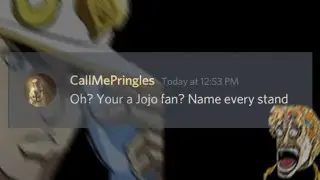 Oh? You're a JoJo fan? Name every Stand (and Stand User)