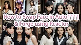How to Swap Face in Automatic1111 or Forge using Reactor (Better than roop)