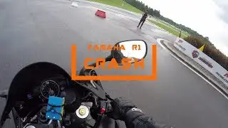 Yamaha R1 Crash | Autodrom Jastrząb