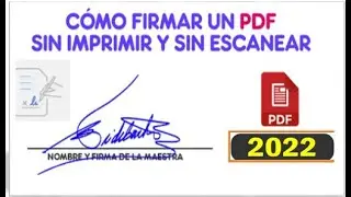 COMO FIRMAR EN UN PDF SIN IMPRIMIR 2023