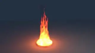 Blender 2.8 Fire Animation - Smoke Simulation