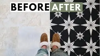 How To Stencil Tile Floors: The Basics