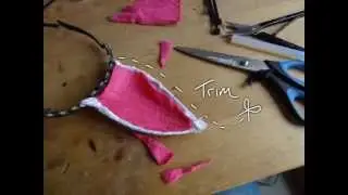 Quick and easy costume animal ears tutorial