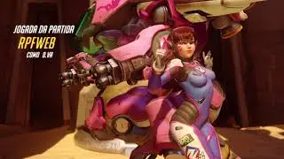 Overwatch jogando com D.va