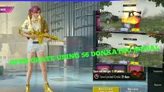PUBG MOBILE KR OPEN CRATE USING 56 DONKATSU MEDAL