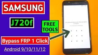 Samsung j7 Duo Sm-J720F Frp/Bypass Google Account Lock Android 10 / samsung frp tool 2022